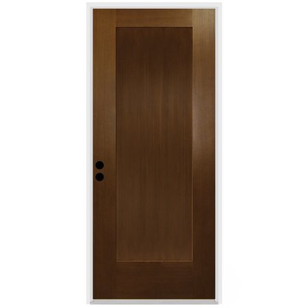 CODEL DOORS 36" x 80" Fir Grain Shaker Exterior Fiberglass Door 3068RHISPFG1PSHK69161DM